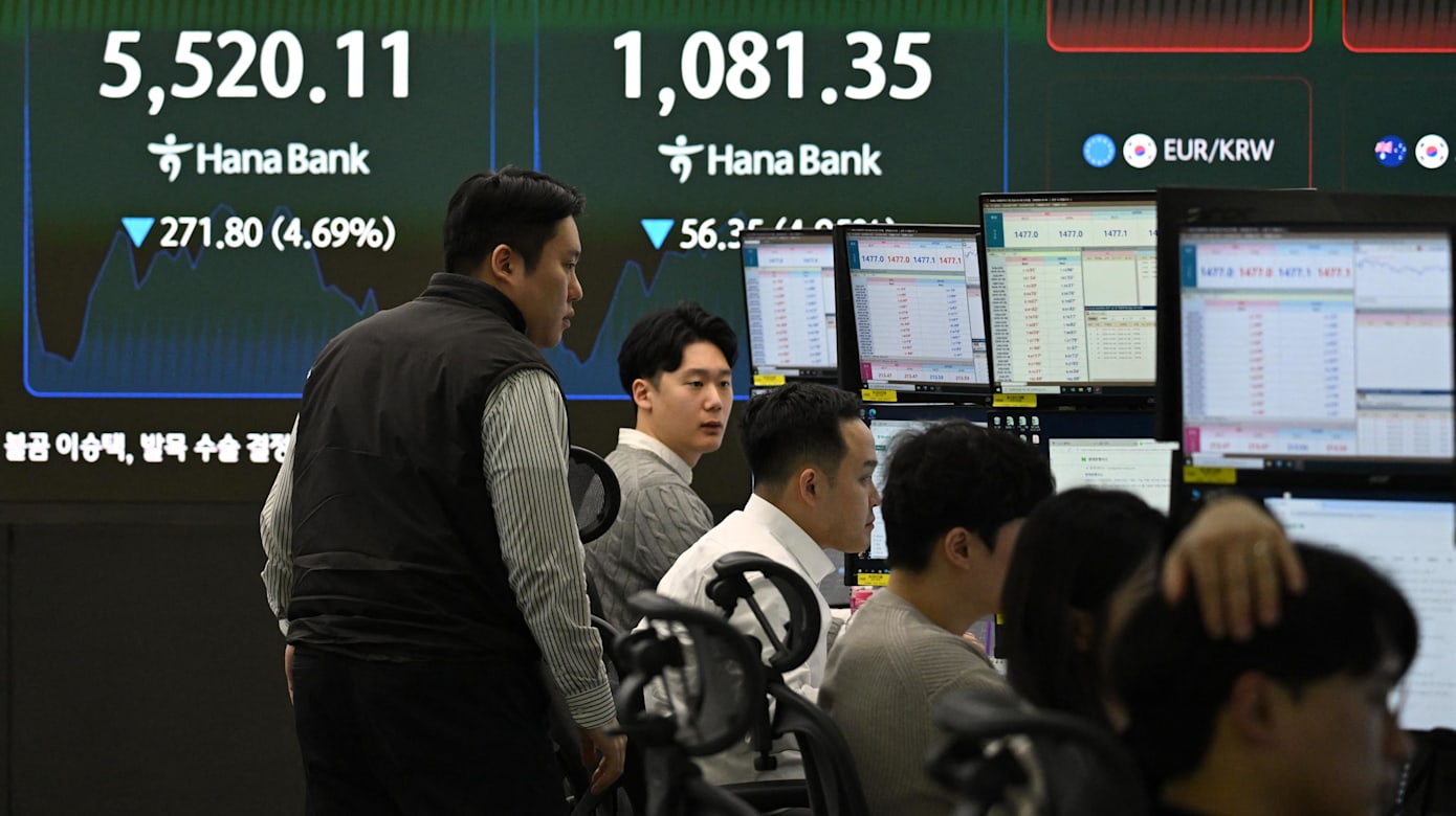 中东局势升温 韩股暴跌12%创46年最大跌幅