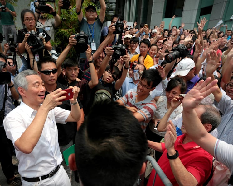 PAP holds GE2015 lunchtime rally