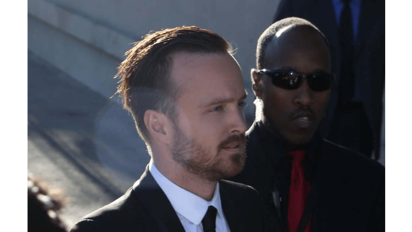 Aaron Paul met 'crush' Rihanna