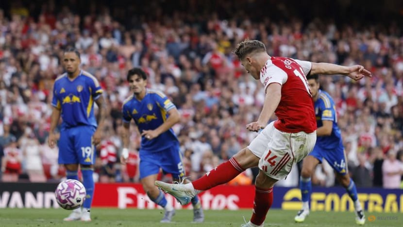 Arsenal's Gyokeres grabs first Premier League goals in 5-0 thrashing of Leeds Arsenal's Gyokeres grabs first Premier League goals in 5-0 thrashing of Leeds