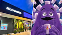 Years After Viral Trend, You Can Now Finally Try McDonald’s Grimace Shake In Singapore 