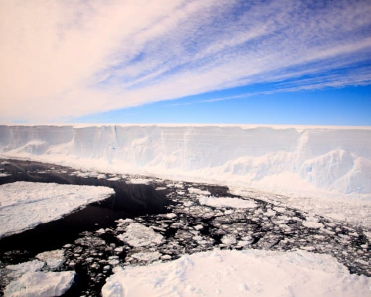 Antarctica sea ice melts to a record low