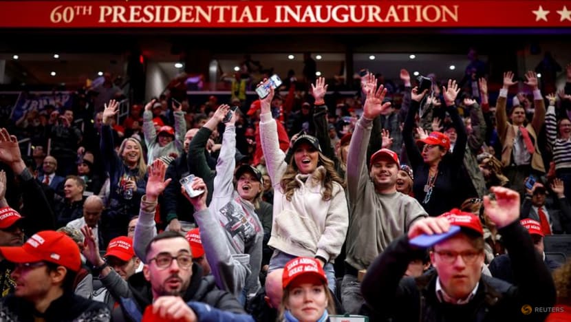 'We're back. I'm excited': Portraits of the crowd at Trump's inauguration 'We're back. I'm excited': Portraits of the crowd at Trump's inauguration