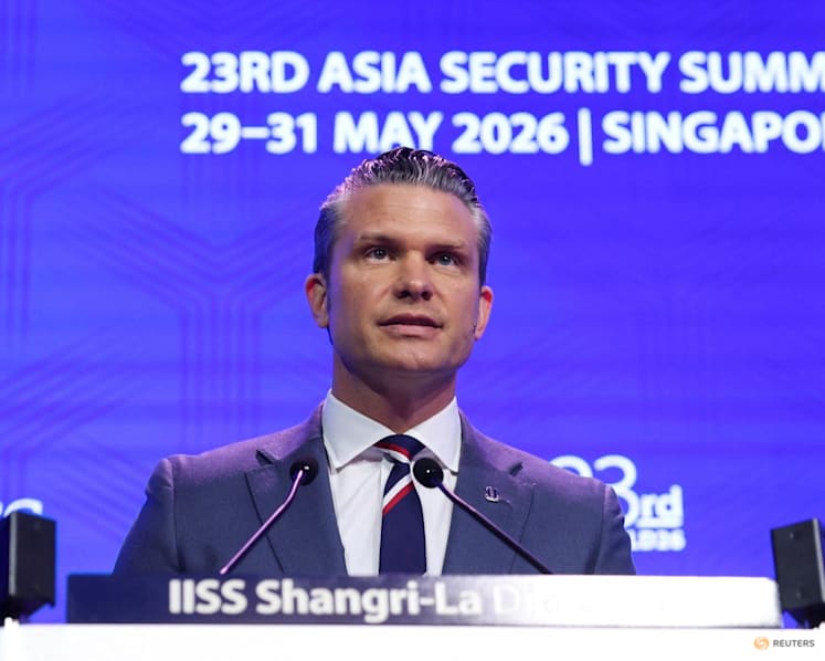 Watch: US defence chief Pete Hegseth speaks at Shangri-La Dialogue in Singapore