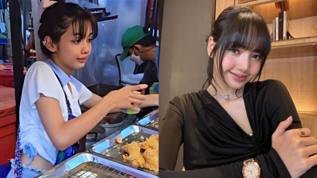 撞脸BLACKPINK Lisa　17岁泰国少女摆摊卖炸鸡一夜爆红