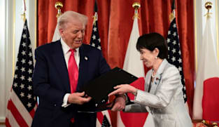 Trump lauds Japan's 'great' female leader, inks rare earths deal