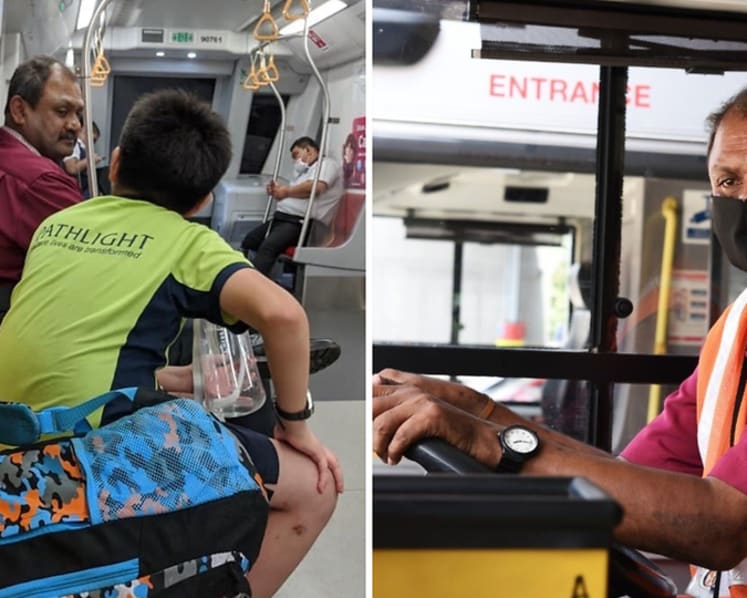 An SMRT bus driver meets a Pathlight student on the train. Then a Facebook post goes viral