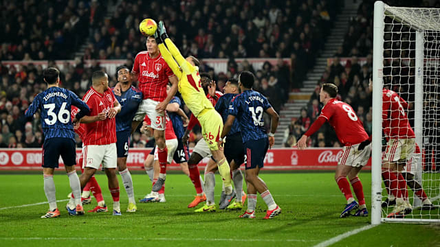 英超：阿申纳与诺丁汉森林互交白卷