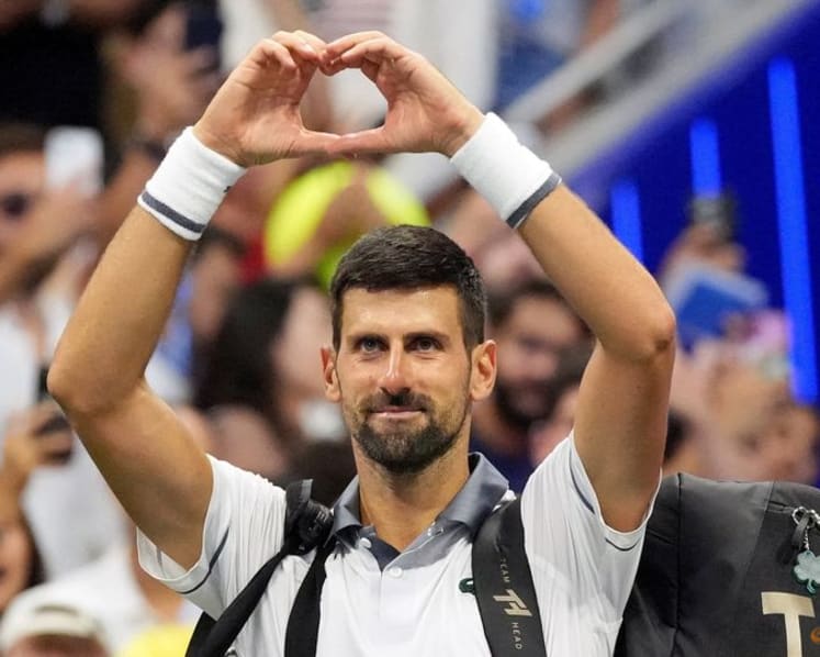 Djokovic falls in US Open first round, Medvedev and Pegula advance