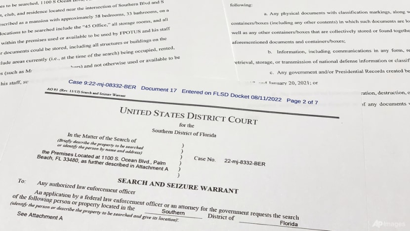 Feds oppose unsealing affidavit for Trump Mar-a-Lago warrant Feds oppose unsealing affidavit for Trump Mar-a-Lago warrant