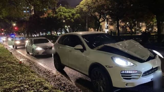 狮城空少在台湾遭酒驾保时捷司机撞死