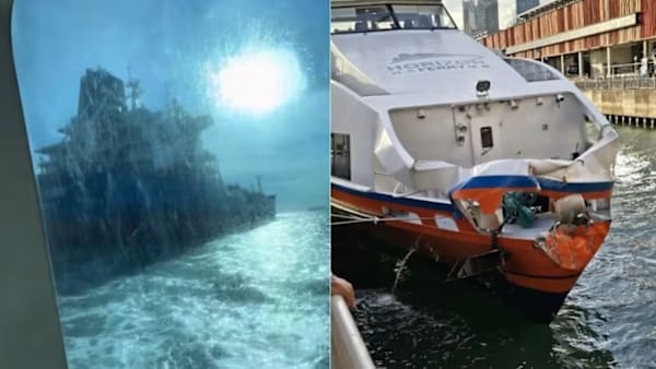 Feri dari Batam ke SG berlanggar dengan kapal tangki