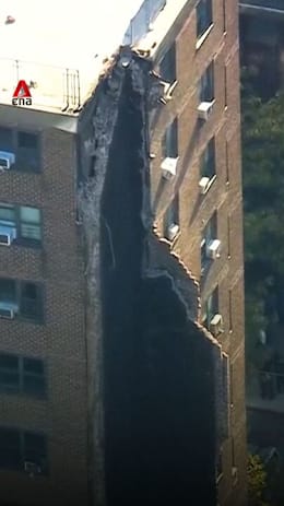 Explosion causes partial collapse of public housing building in New York City