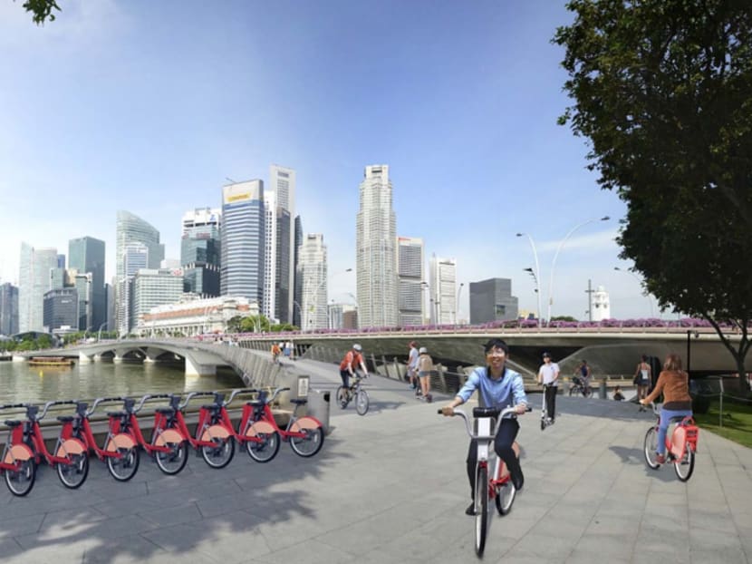 Bike-sharing scheme could extend to Tampines, Pasir Ris, Marina Bay and city centre