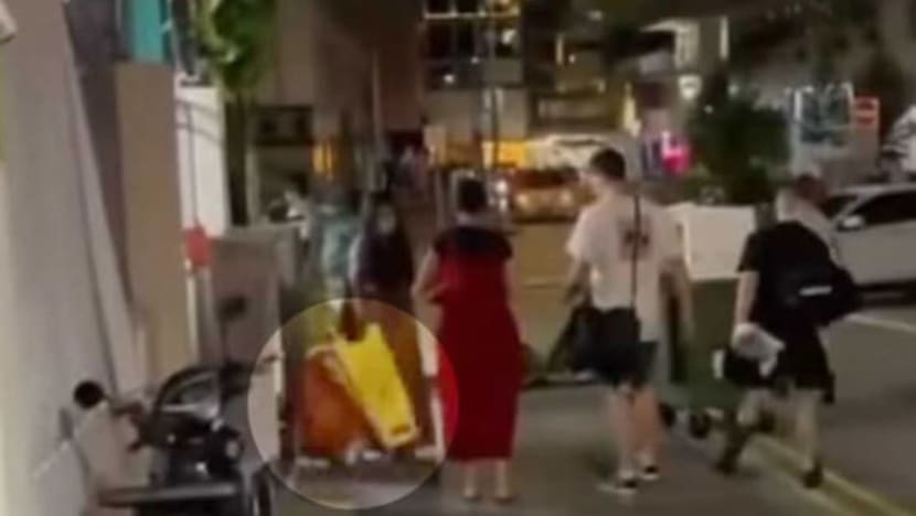 Stern warning issued to teenager who flipped signboard that hit child along Keong Saik Road: Police 