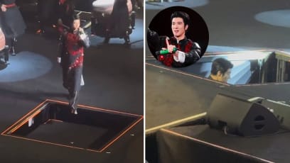 Wang Leehom Yells At Crew After Nearly Falling Off Stage During Hangzhou Concert