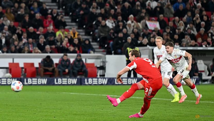 Substitute Kane scores hat-trick in Bayern's 5-0 demolition of hosts Stuttgart