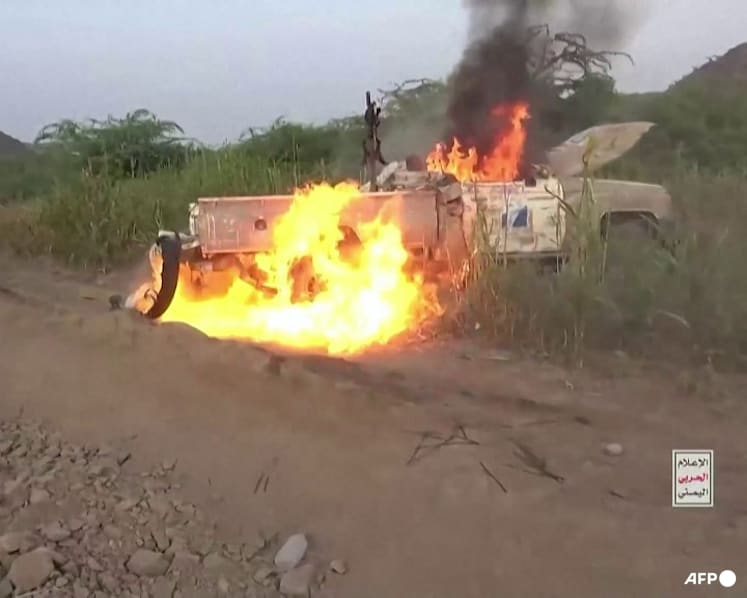 Houthis target Saudi base as Iran denies involvement in Yemen war