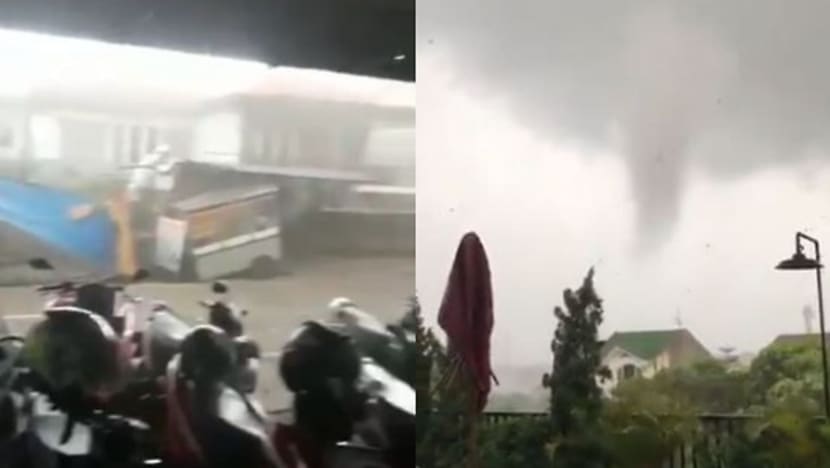 Puting beliung di Indonesia ragut satu nyawa Puting beliung di Indonesia ragut satu nyawa