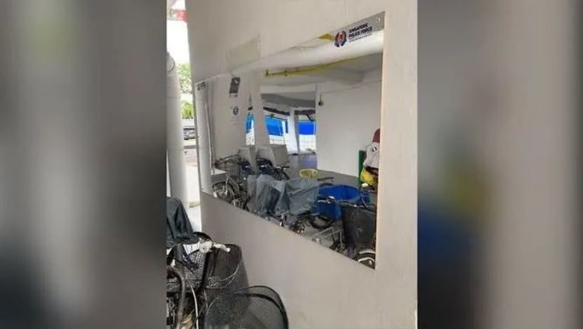 Cermin polis dipasang di lebih 200 blok HDB untuk cegah basikal dicuri