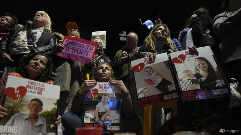 Israel denounces Hamas as 'monsters' for staging of hostage bodies handover Israel denounces Hamas as 'monsters' for staging of hostage bodies handover