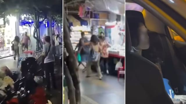 曼谷街道女子随机砍人 疑10岁童被刺伤