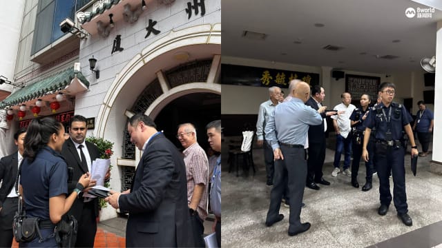 琼州天后宫两任主席就交接问题僵持 惊动警方到场