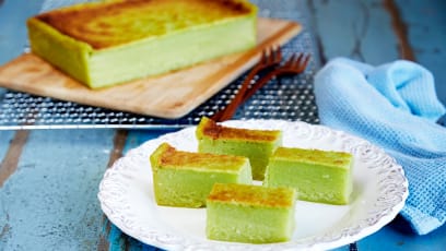 Pandan Kueh Bingka Ubi — Possibly The Easiest Nonya Kueh To Make