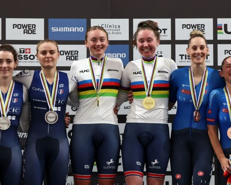 Britain women claim Madison gold, one-two pursuit finish at Track Worlds