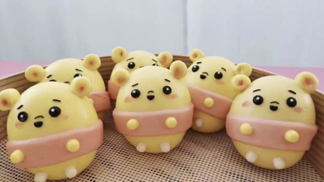 少女心爆棚！超可爱小熊维尼馒头食谱公开