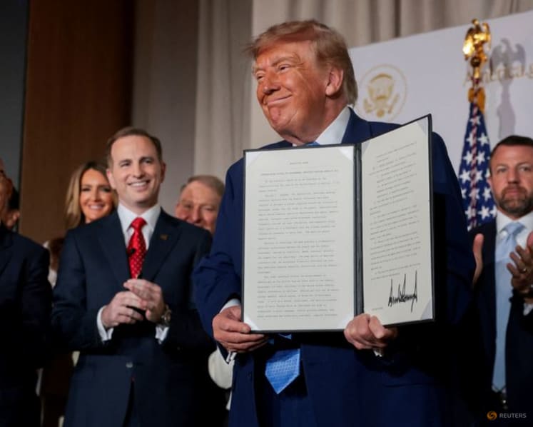Trump, tech executives sign 'morally binding' AI document 