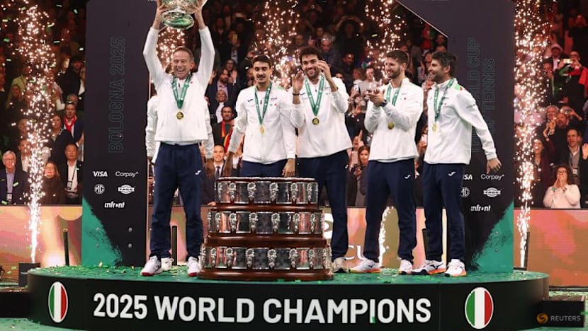 Berrettini, Cobolli lead Italy past Spain for third straight Davis Cup title