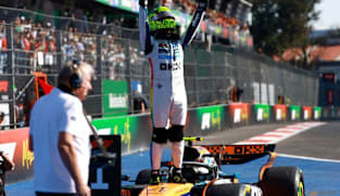 Norris wins in Mexico to take F1 lead from Piastri by a single point