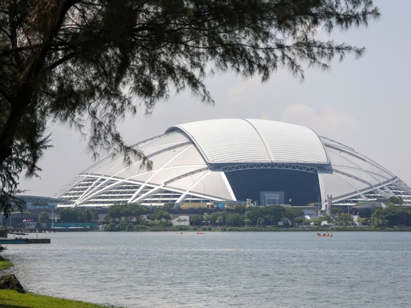 A view of the National Stadium that is part of the Singapore Sports Hub in Kallang. A view of the National Stadium that is part of the Singapore Sports Hub in Kallang.
