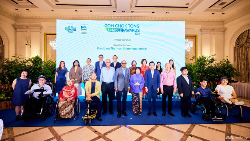 14 people with disabilities honoured at 5th Goh Chok Tong Enable Awards 14 people with disabilities honoured at 5th Goh Chok Tong Enable Awards