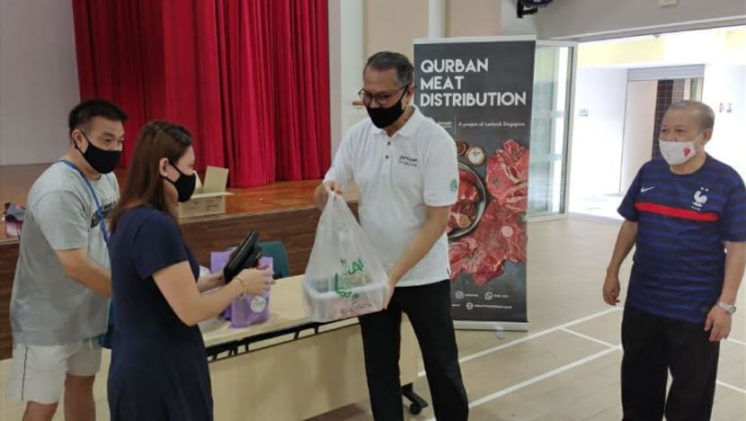 500 keluarga bergaji rendah terima agihan daging korban Jamiyah