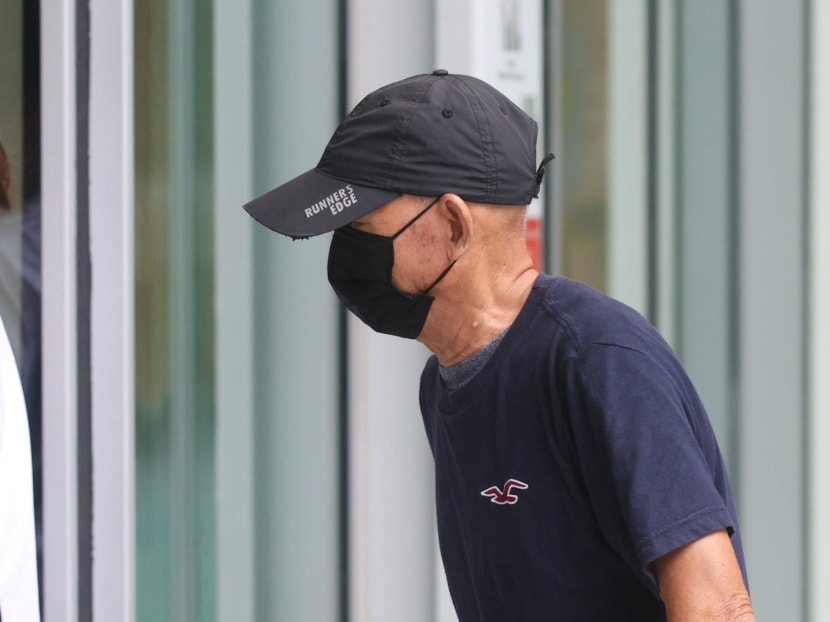 Huang Youcai outside the State Courts on April 15, 2024. Huang Youcai outside the State Courts on April 15, 2024.