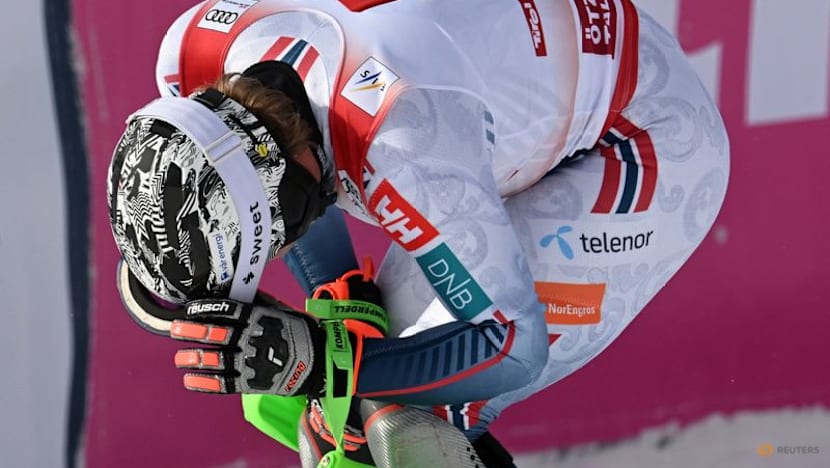Alpine skiing-Haugan takes Norway's first win of World Cup season