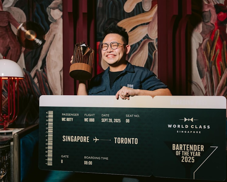 From kitchen to cocktails: Chef Tryson Quek on winning World Class Bartender of the Year Singapore 2025