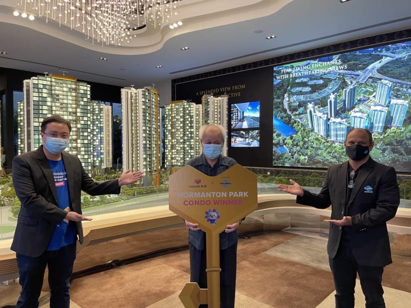 Retired hawker wins S$1 million condo in Lazada 11.11 giveaway