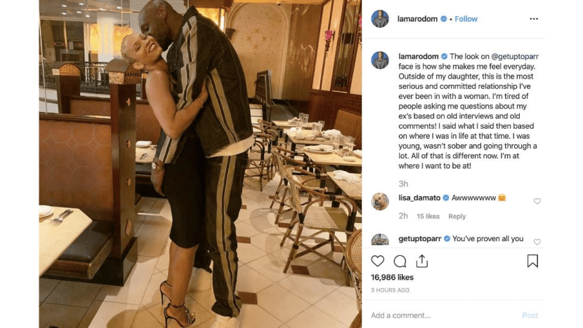 Lamar Odom 'tired' of talking about exes