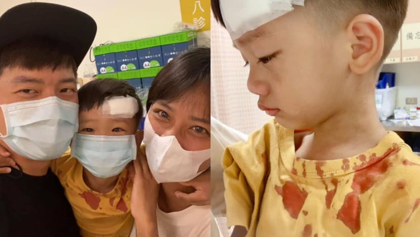 Chris Wang Praises Doctor For His Novel Way Of Treating His 3-Year-Old Son's Head Injury