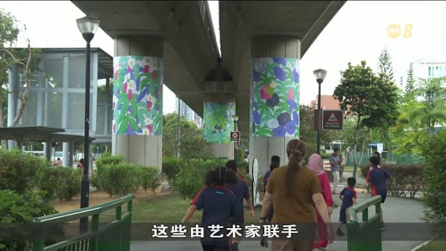 景万岸地铁站13根高架桥墩 化身具包容性艺术空间