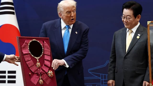 李在明授特朗普最高级别勋章 赞其促韩美关系