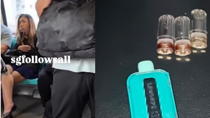 Wanita 24 tahun dikenal pasti hisap vape dalam MRT; HSA ambil tindakan Wanita 24 tahun dikenal pasti hisap vape dalam MRT; HSA ambil tindakan