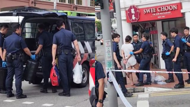 惹兰勿刹清晨惊现大批警车 两女一男疑涉毒被捕