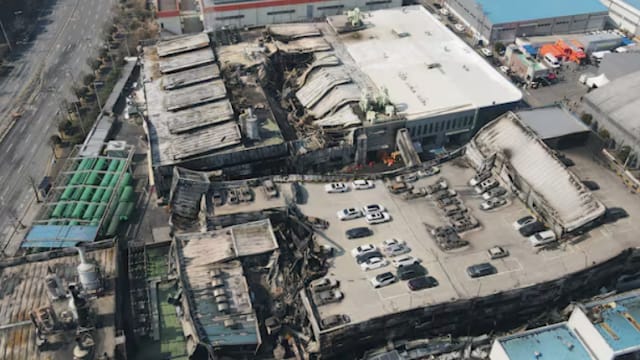 韩国大田市汽车零件工厂大火 死亡人数增至11人