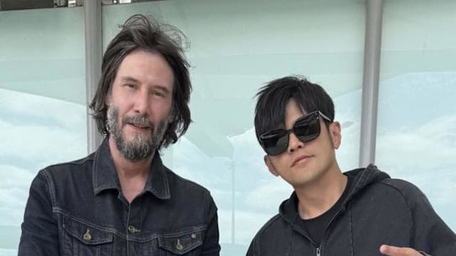 周杰伦同框Keanu Reeves，网猜两人合作这个节目！