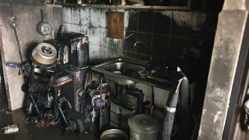 ‘Raging’ fire breaks out in Ang Mo Kio flat, likely to be caused by PMD