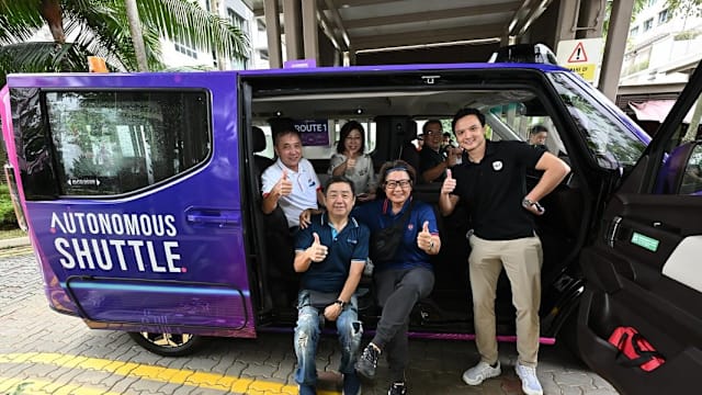 榜鹅自驾巴士试行逾万公里零事故 陆交局：未来两三个月让公众乘搭